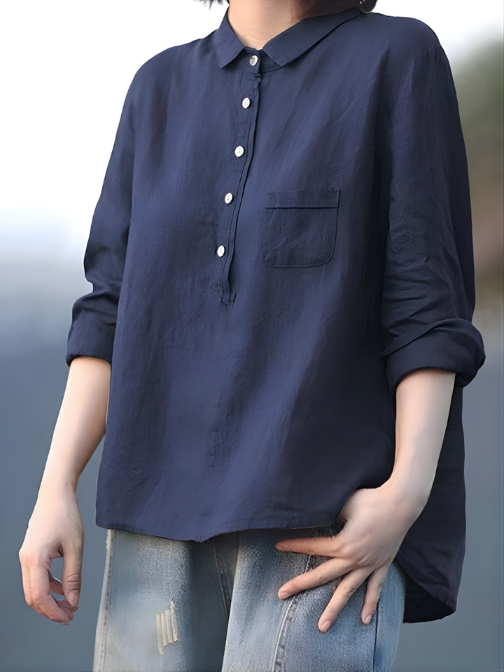 Noémie| Relaxed Buttoned Shirt