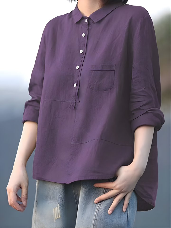 Noémie| Relaxed Buttoned Shirt