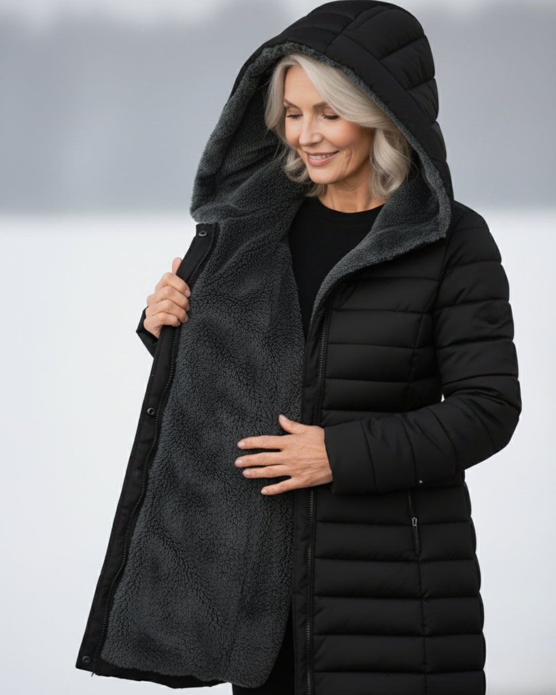 Clair | Fleece-Lined Puffer Coat