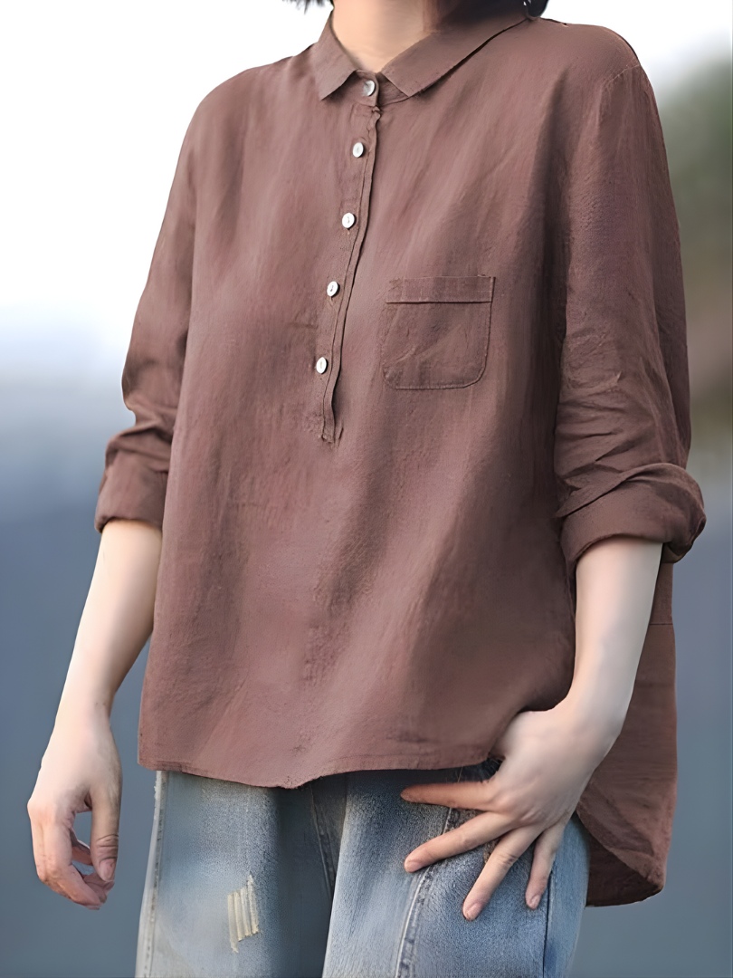 Noémie| Relaxed Buttoned Shirt