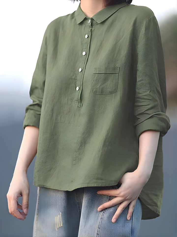 Noémie| Relaxed Buttoned Shirt