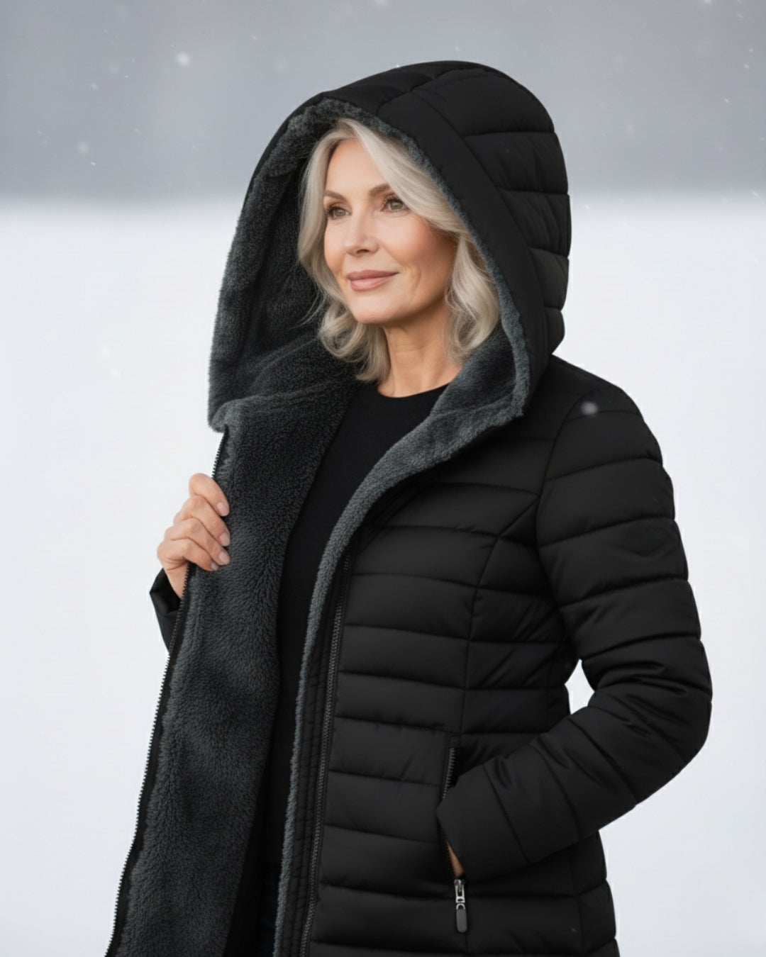 Clair | Fleece-Lined Puffer Coat