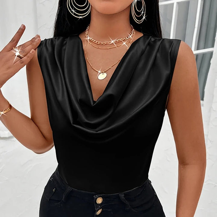 BRITTANY | ELEGANT SATIN TOP