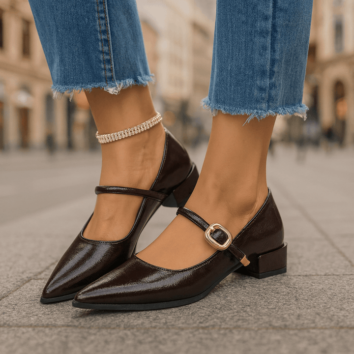 Sofia | Leather Heels
