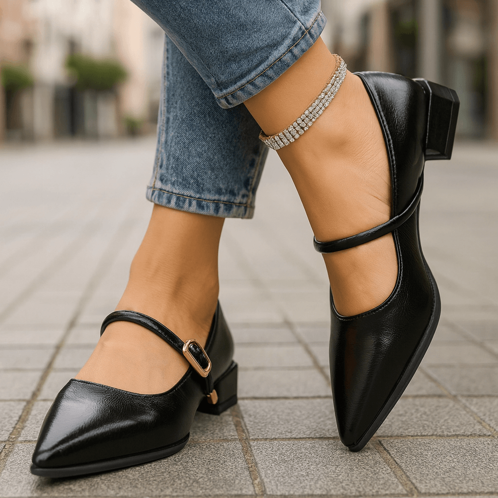 Sofia | Leather Heels