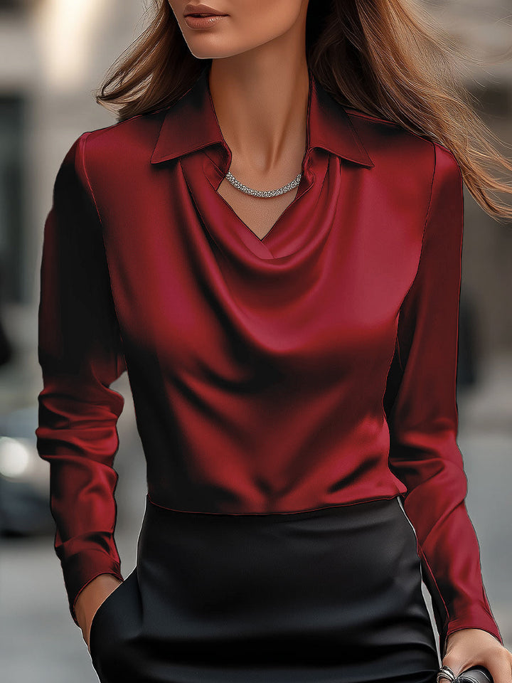 BLAIRE | ELEGANT SATIN BLOUSE