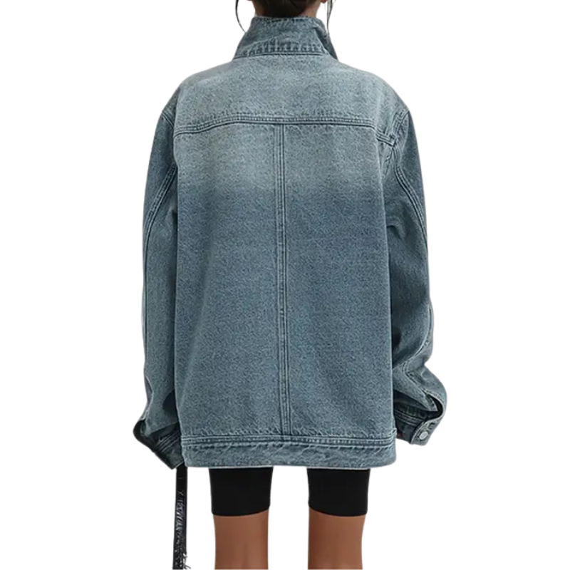 Sarah™ | Asymmetric Button Statement Jacket