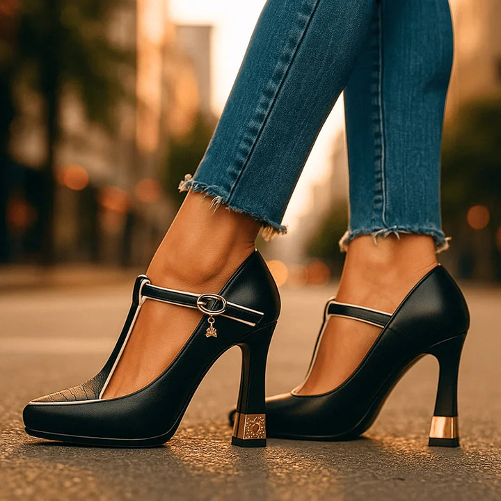 Vivienne | Elegant Block Heels