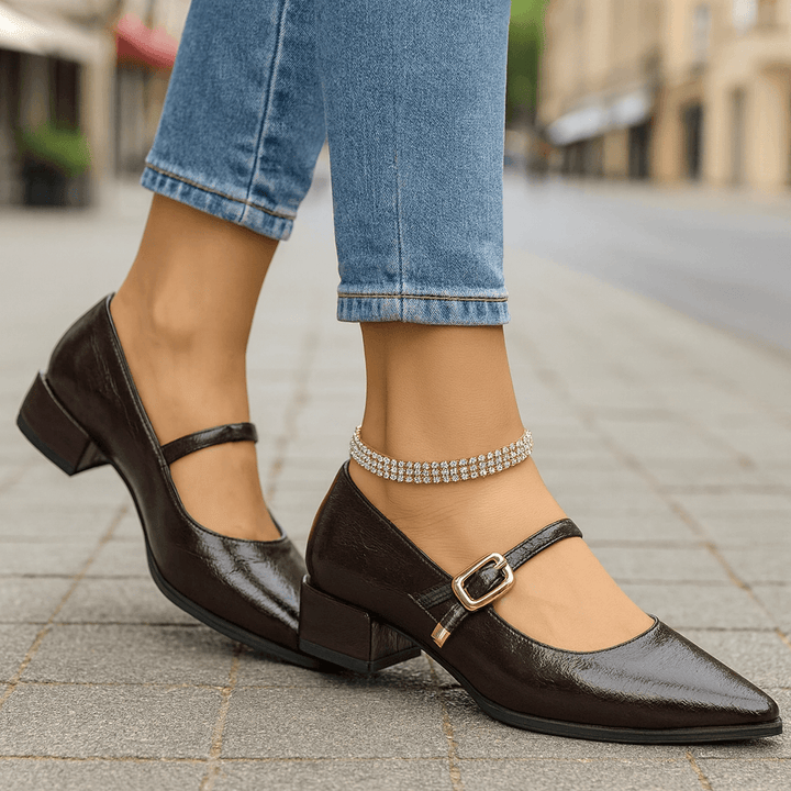 Sofia | Leather Heels