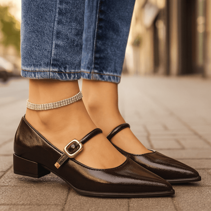 Sofia | Leather Heels