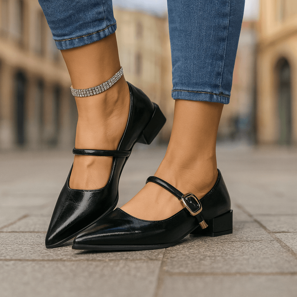 Sofia | Leather Heels