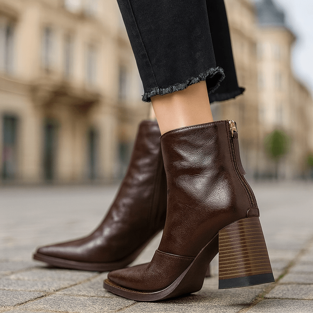 Noemi | Leather Boots