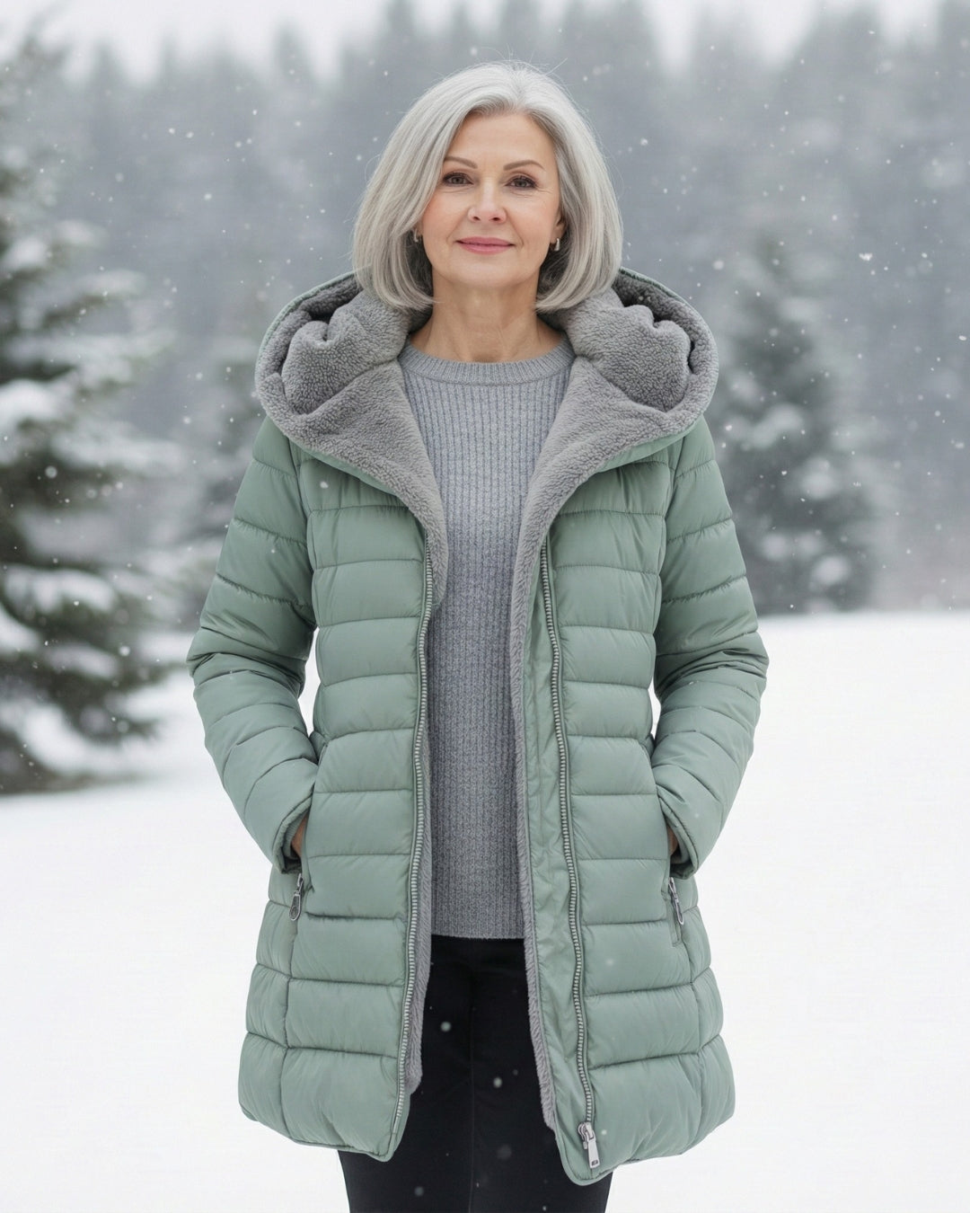 Clair | Fleece-Lined Puffer Coat