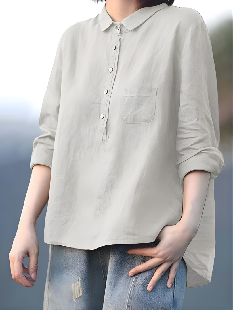 Noémie| Relaxed Buttoned Shirt