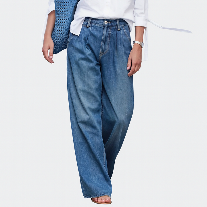 Ava - High-Quality Jeans with Wide Legs