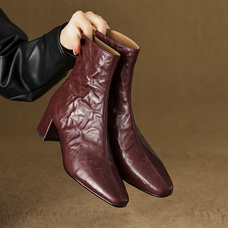 Riona Genuine Leather Boots