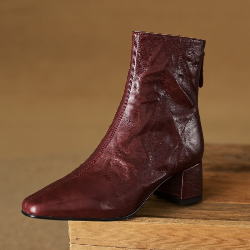 Riona Genuine Leather Boots
