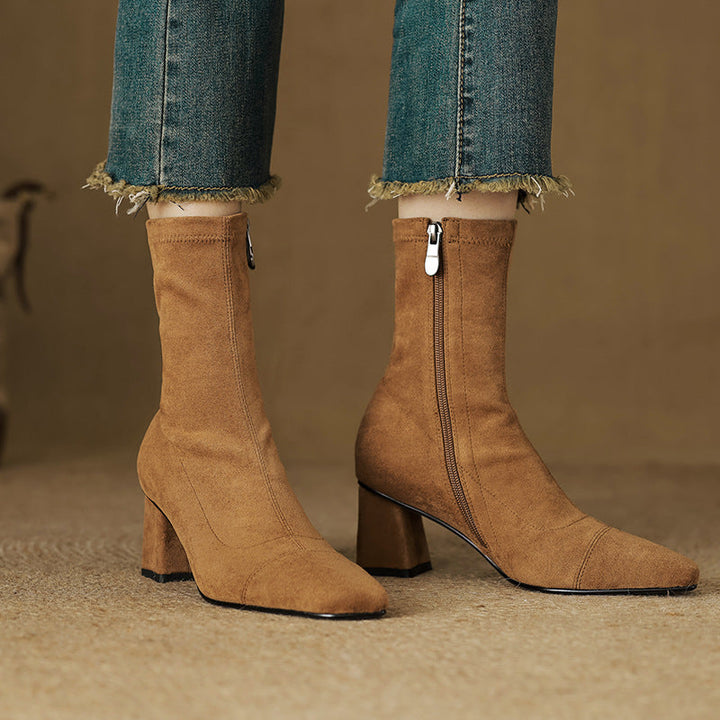 Paula Genuine Suede Boots