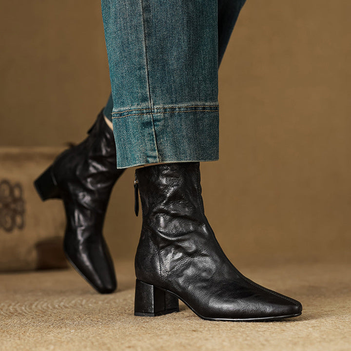 Riona Genuine Leather Boots