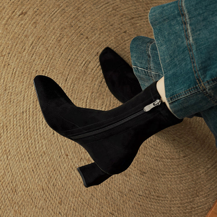 Paula Genuine Suede Boots