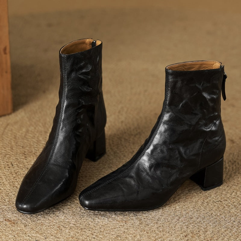 Riona Genuine Leather Boots