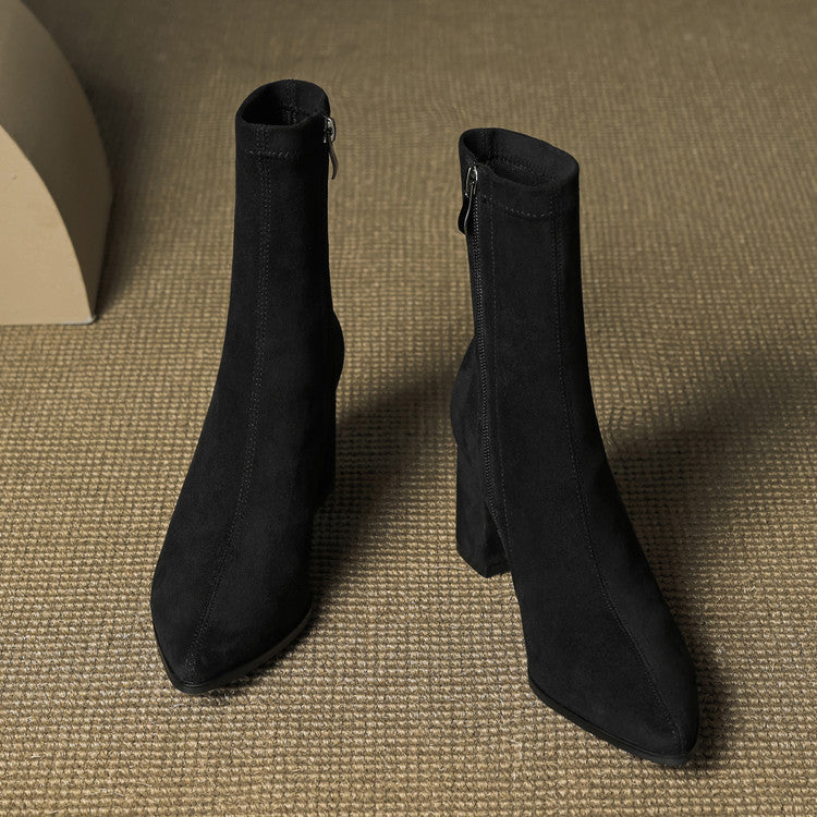 Tylia Genuine Suede Boots