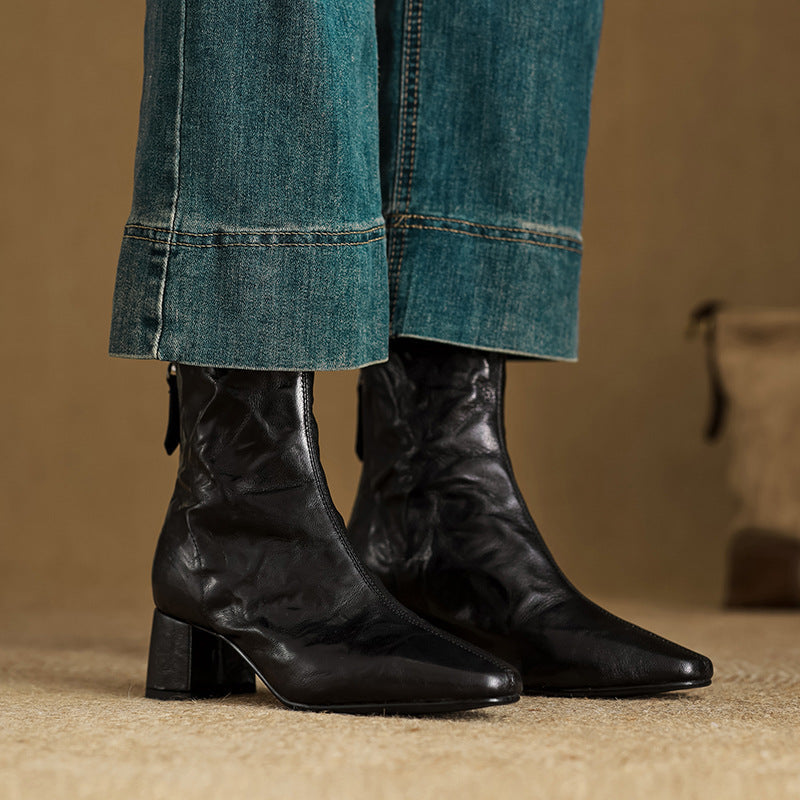 Riona Genuine Leather Boots