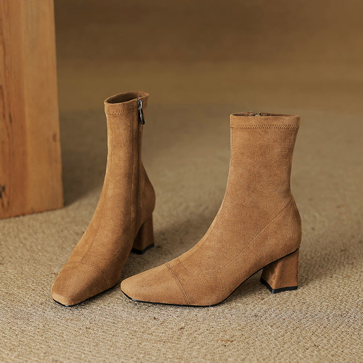 Paula Genuine Suede Boots