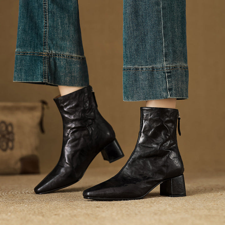 Riona Genuine Leather Boots