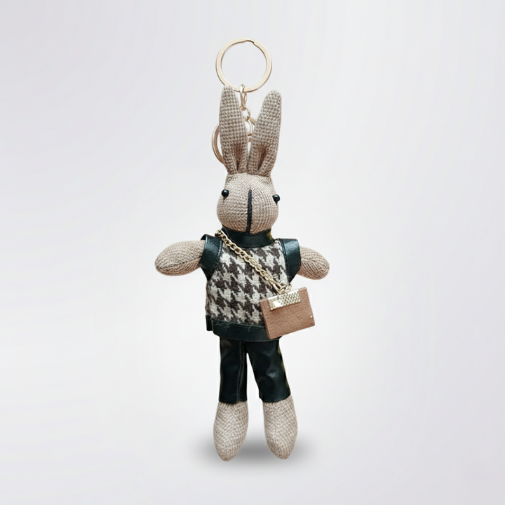 Livia & Adele | Chic Bunny Bag Charm with Mini Pouch