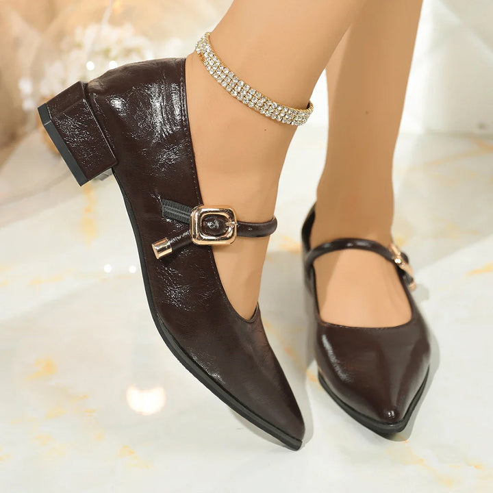 Sofia | Leather Heels