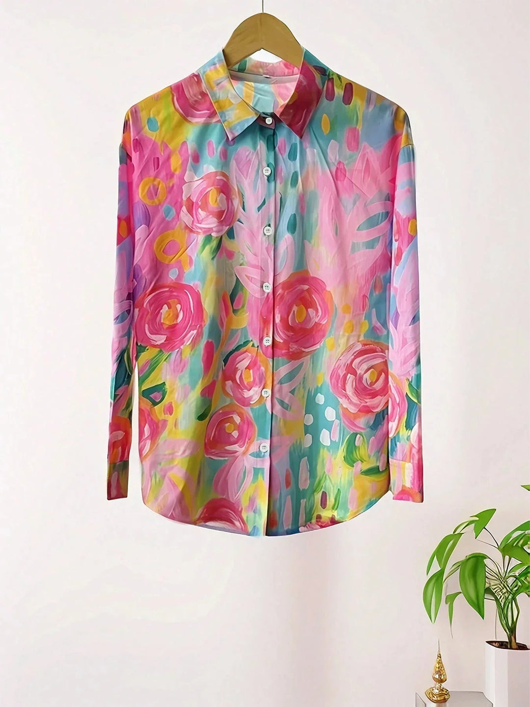 Astrid | Colourful Patterned Blouse