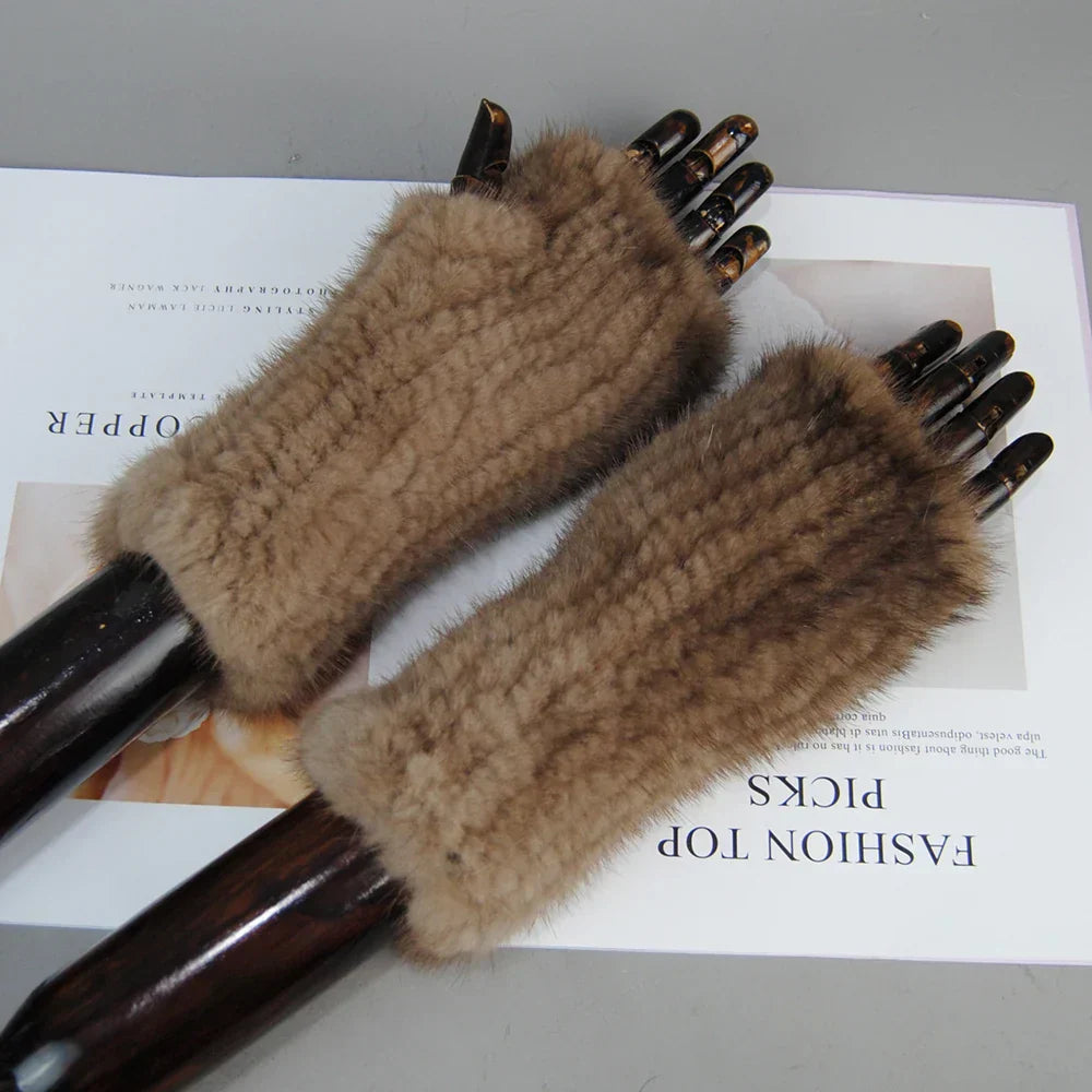 Liorana™ | Luxurious Mink Fur Gloves