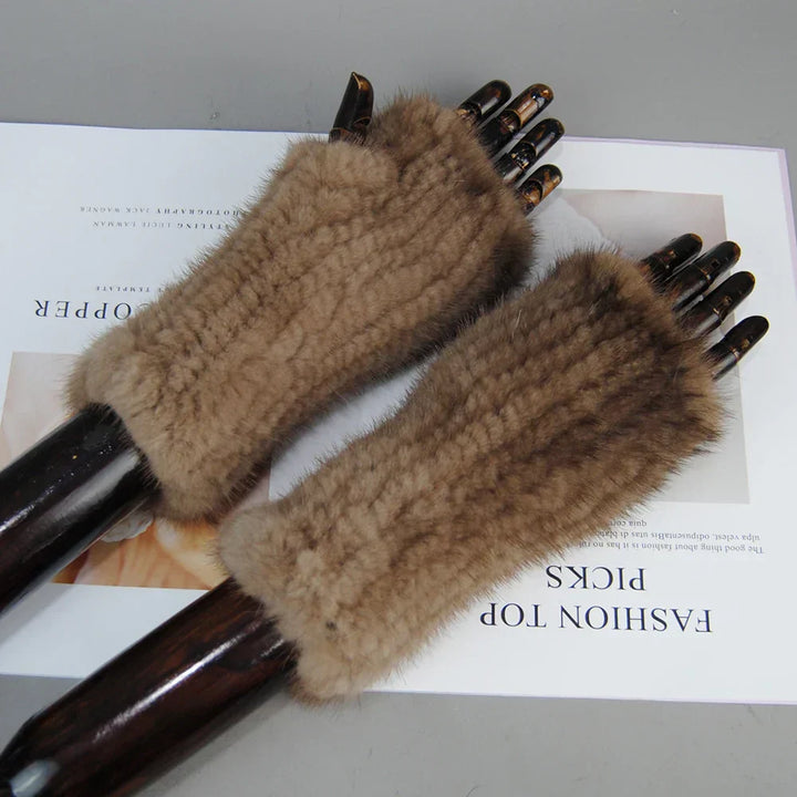 Liorana™ | Luxurious Mink Fur Gloves