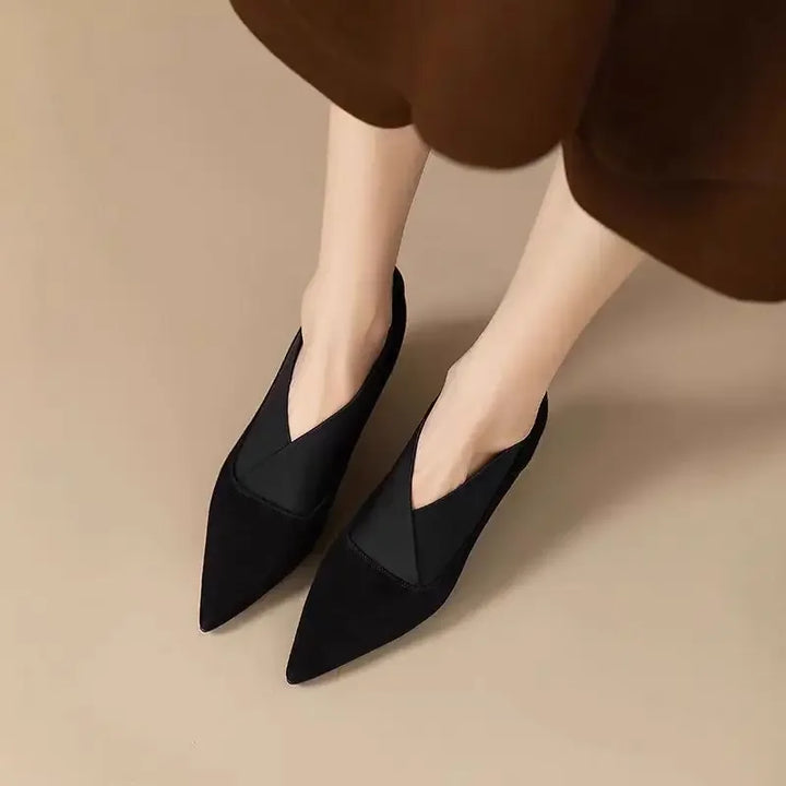 Elara | Suede Heels