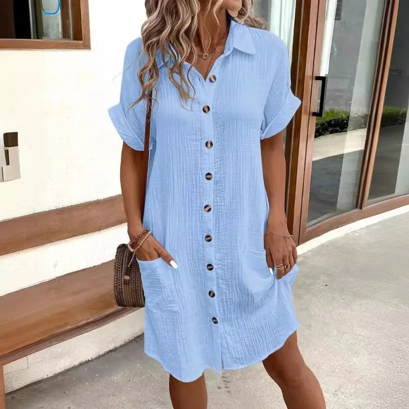 Sadie | Elegant Shirt Dress