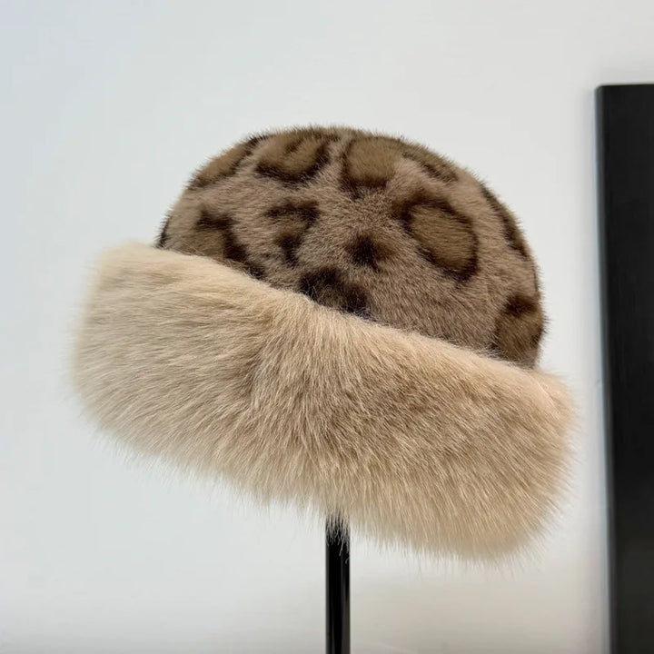 Amarah™ Leopard Print Faux Fur Hat
