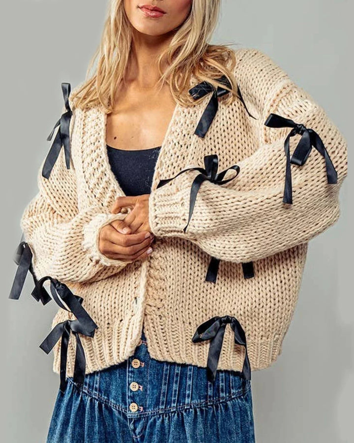 Sasha Bow Cardigan