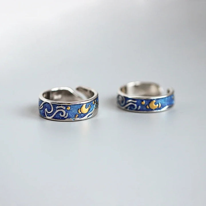 Van Gogh's Starry Night Ring