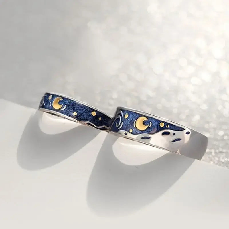 Van Gogh's Starry Night Ring