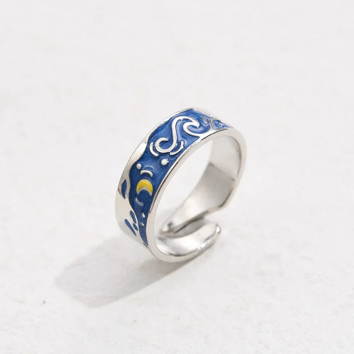 Van Gogh's Starry Night Ring