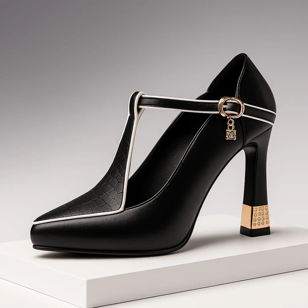 Vivienne | Elegant Block Heels