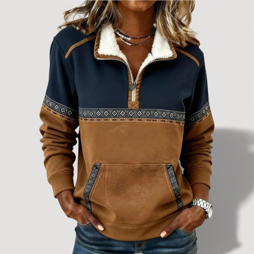 ROSA | Half Zip Comfort Sweater