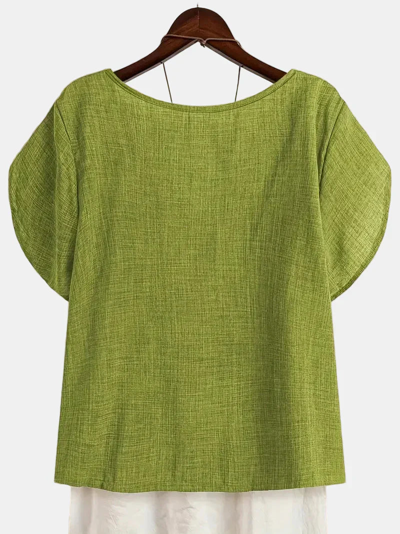 Saddie | Casual Asymmetrical Blouse