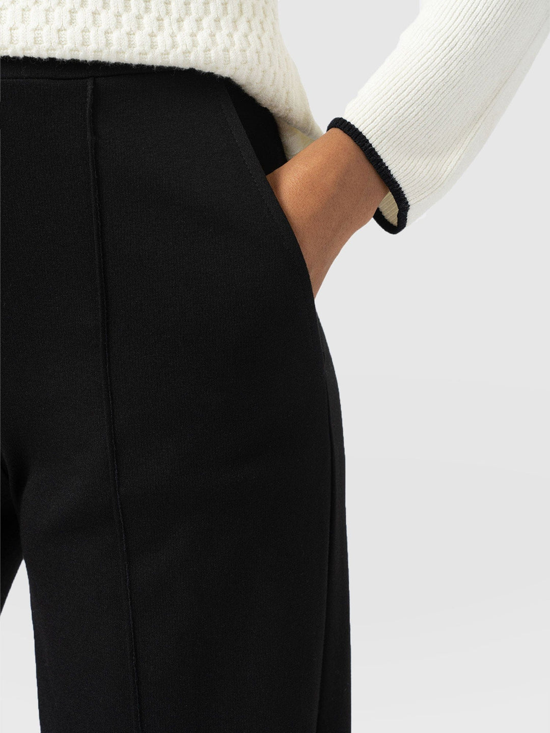 Keller Wide Leg Pant- Dark Gray