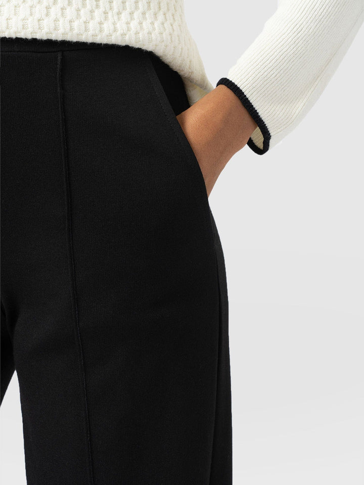 Keller Wide Leg Pant- Dark Gray