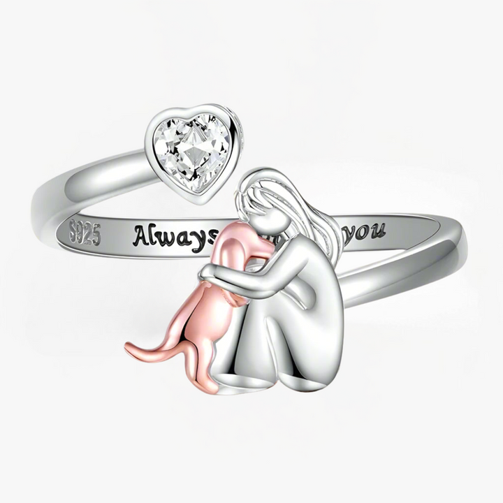 Dog Icon Ring (Rose Edition)
